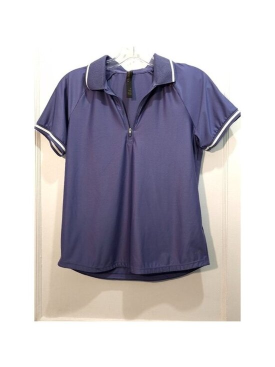 Mondetta Tops - Mondetta Women's Golf Shirt Collared Short Sleeve 1/4 Zipper